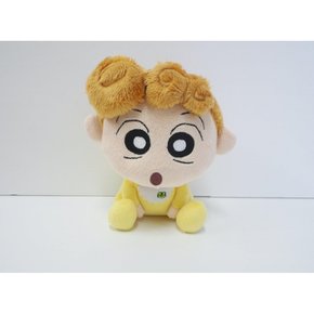 산에이 보에키 크레용 신짱 선플라워 (S) W10×D8×H14cm 플러시 토이 봉제인형 SN04