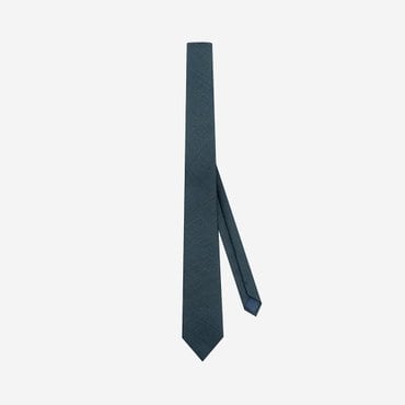 지오송지오 슬림 솔리드 자카드 타이 그린 ZH3TI303GR