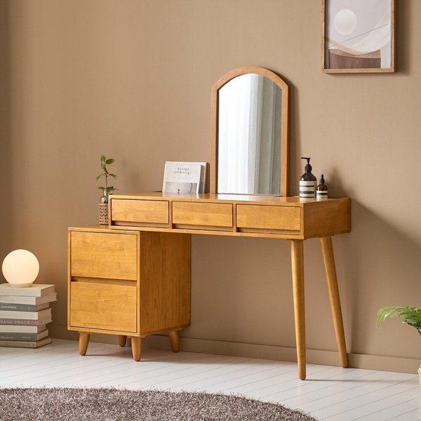 원목화장대 거울 세트 P0000BJU (착불)