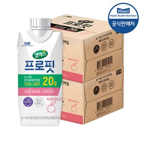 프로핏 웨이프로틴 드링크 복숭아 (WPI)330ml 24팩/분리유청단백질/락토프리