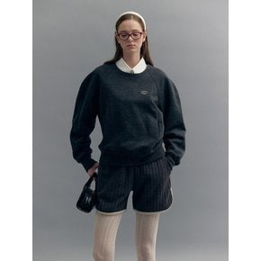 WOOL KNITED VOLUME SWEATSHIRT (dust gray)