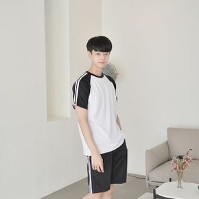 교복몰 소매 투라인 반팔티  4컬러  남녀공용 반티_P356052055
