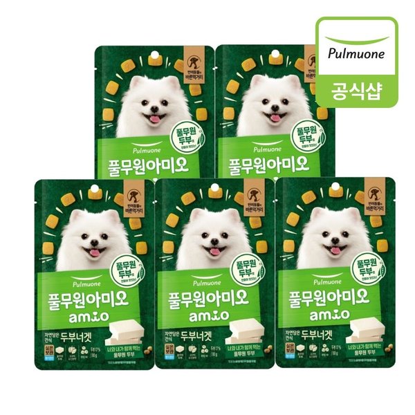 [풀무원아미오] 자연담은간식 두부너겟 80gX5개