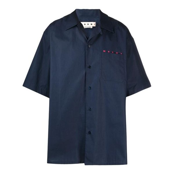 [해외배송] 24SS 마르니 긴팔 셔츠 CUMU0202P0 S53663 00B98 Blue