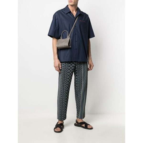 [해외배송] 24SS 마르니 긴팔 셔츠 CUMU0202P0 S53663 00B98 Blue