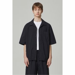 3 pocket half sleeve overshirt_CWSAM23404BKX