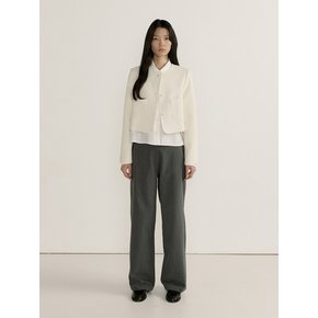 PIGMENT ROUNDING WIDE PANTS (GREY)