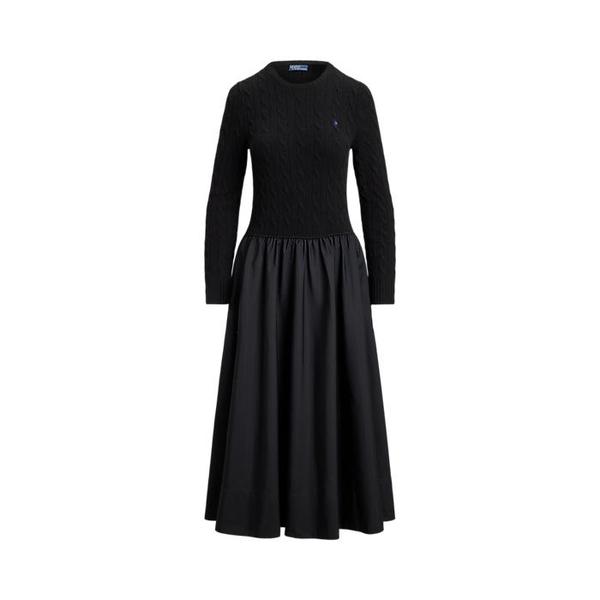 여성 하이브리드 케이블 스웨터 드레스(WMPODRSNFA20997001)