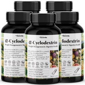 5개 알파CD 어스빌 알파시디 500mg 2개월분 알파시클로덱스트린 60베지캡슐