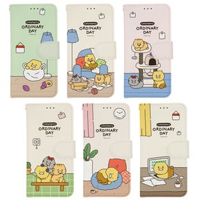갤럭시S25 S24 S23 S22 카카오프렌즈 춘식이 오디너리데이 다이어리 카드 지갑 휴대폰 케이스