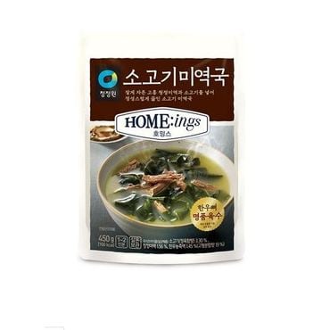 청정원 호밍스 소고기미역국 450g