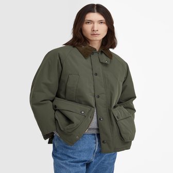 바버 [24FW][Barbour] 남성 카키 OS Bedale 비데일 캐주얼 패딩 자켓