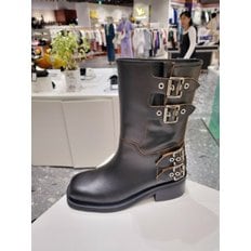 [제주점] [김나영 착용]Buckle biker boots(black)DG3CW23517BLK