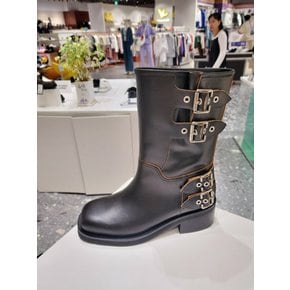 [제주점] 슈콤마보니[김나영 착용]Buckle biker boots(black)DG3CW23517BLK