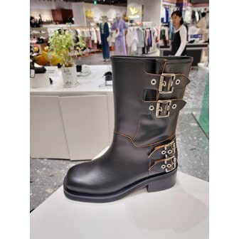 슈콤마보니 [제주점] [김나영 착용]Buckle biker boots(black)DG3CW23517BLK