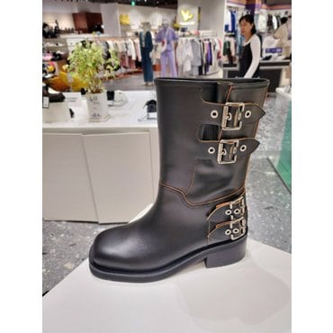 슈콤마보니 [김나영 착용]Buckle biker boots(black)DG3CW23517BLK