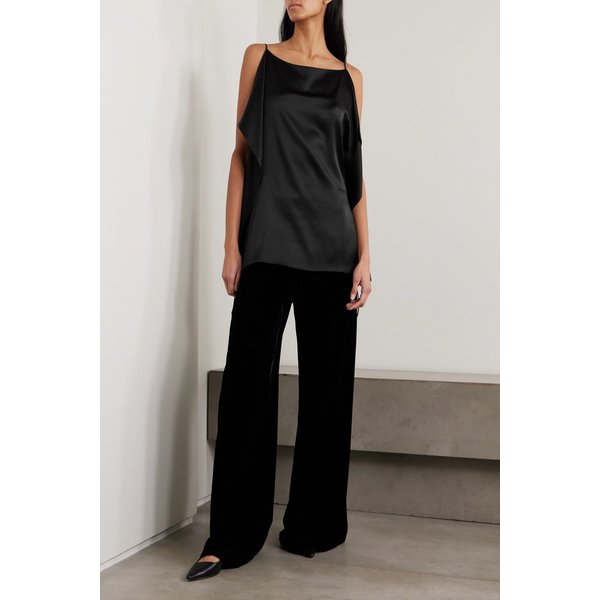 코레이 드레이프 실크 새틴 탑 46376663162955996