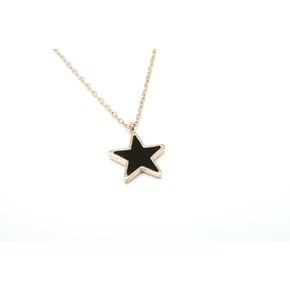 Onyx Star Necklace