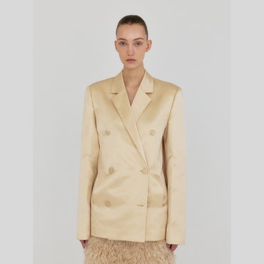 EENK ZEL Double-Breasted Blazer - Yellow