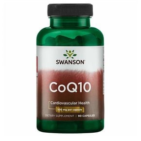 Swanson CoQ10 스완슨 코큐텐 코엔자임 큐텐 200mg 90캡슐