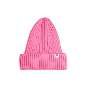 [미니로디니 by Magic Edition]KNITTED RIB FOLD UP HAT 핑크(2476510928 )