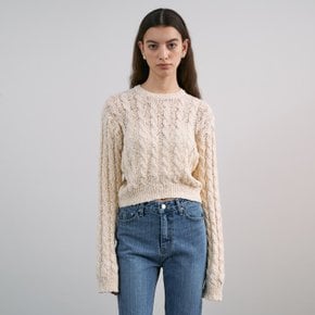 / Crop Cotton Knit