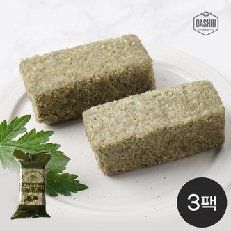 다신샵 식사대용 건강떡 곤약상회 곤약현미떡 설기 쑥 3팩