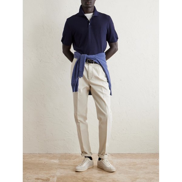 브루넬로쿠치넬리 코튼 피케 폴로 셔츠 46376663163000262