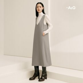 [정상가 159,800원] 더엣지 스판 브이넥 원피스 WYOP6G01
