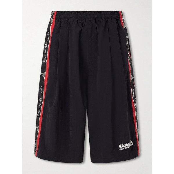 윌리 차바리아 오랄 트랙 와이드 레그 쇼츠 46376663162997093