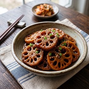 아삭하고 달콤짭짤한 연근조림 1kg