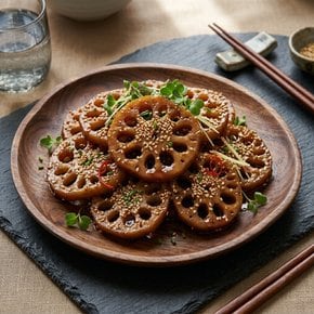아삭하고 달콤짭짤한 연근조림 1kg