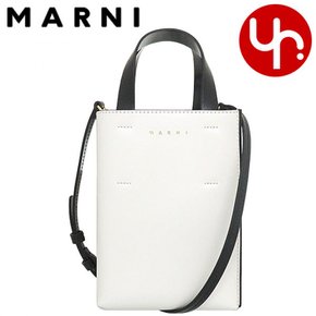 MARNI SHMP0050Y0 LV639 2023SS 마르니 가방 숄더백 릴리 화이트×카멜리아 블랙 특별 뮤제오