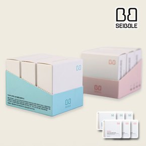 [자이블] 간편한 올인원 고체 폼클렌저 비누 폼케이크 베이직 바질+피오니 100g x 6개 혼합세트