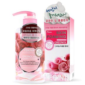 에리나 얼굴세안 스킨샤워 클렌징 그리놀 500ml