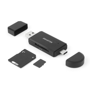 [무케] SMARTEK_C + USB 멀티 OTG 카드리더기 ST-AH200