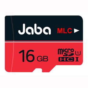 JABA MicroSDHC 16GB 레드 MLC 메모리카드