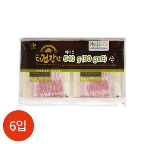 CJ 더건강한 베이컨 90g x 6입