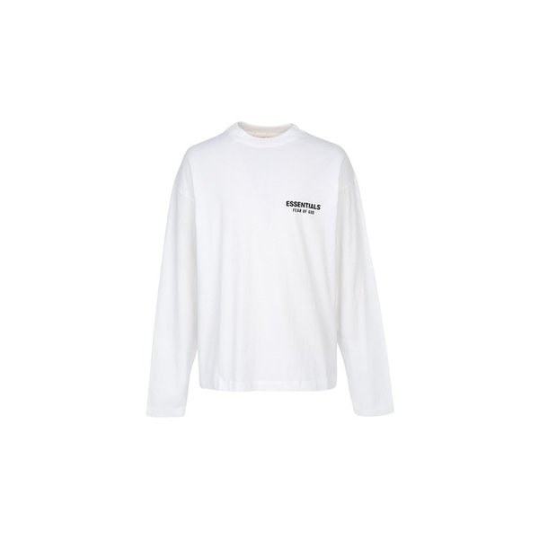 피어오브갓 에센셜 남성 긴팔티셔츠 125AS254183F BRIGHT WHITE