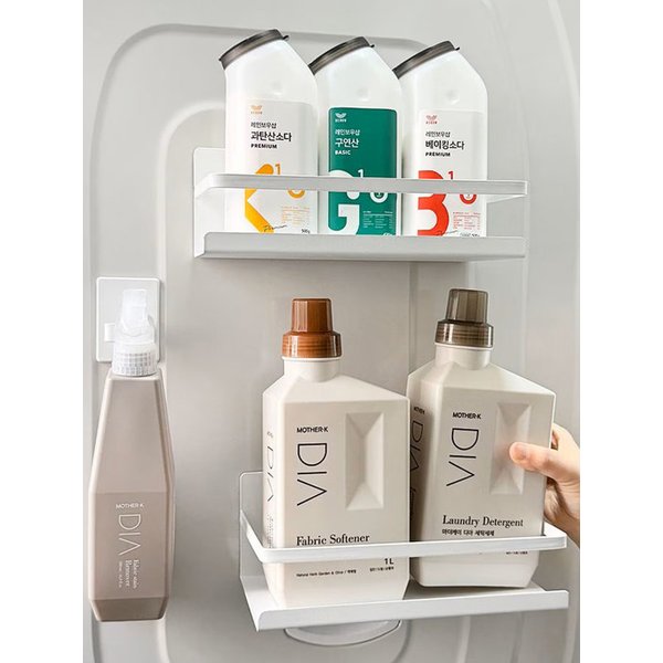 자석으로 붙이는 다용도 수납 선반 2type