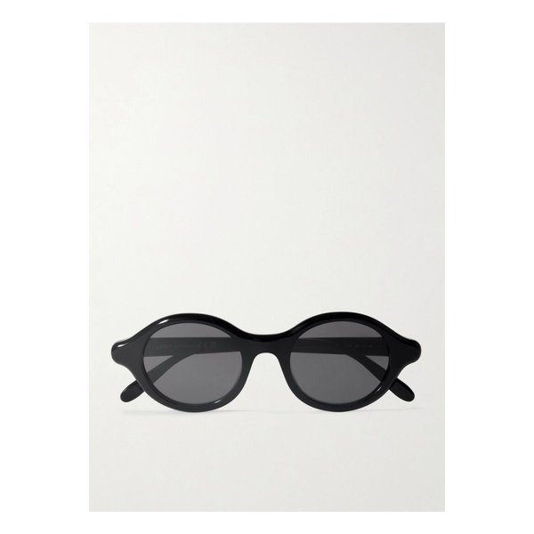 라운드 프레임 아세테이트 선글라스 블랙 46376663162887323