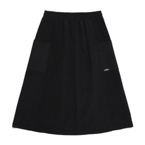 [여주점] N252WSK190 여성 프로즌에어 롱스커트 CARBON BLACK