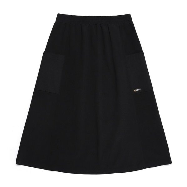 [여주점] N252WSK190 여성 프로즌에어 롱스커트 CARBON BLACK
