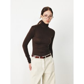 TFF ARMHOLE STITCH SLIM TURTLE NECK TOP_5COLORS