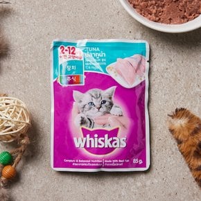 [위스카스whiskas] 주니어 참치 80g