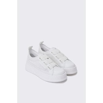 슈콤마보니 Wide strap sneakers(white) DG4DS24027WHT