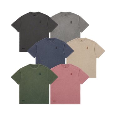 라이프워크 공용) 워싱 실리콘 라독 반팔 티셔츠 LW255TS905