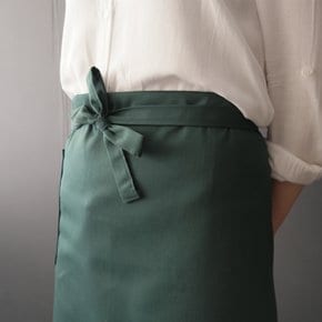 롱 바리스타 앞치마 에이프런 그린
