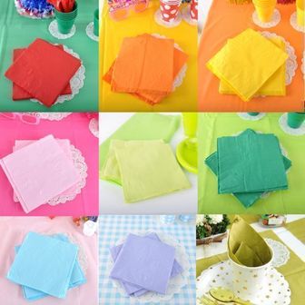 2. 컬러냅킨 20매..