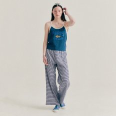 [22HS] GINGHAM BANDING PANTS - BLUE